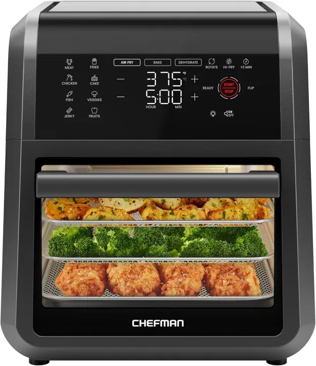 12-Quart 5-in-1 Air Fryer Oven — Family Countertop Convection Unit