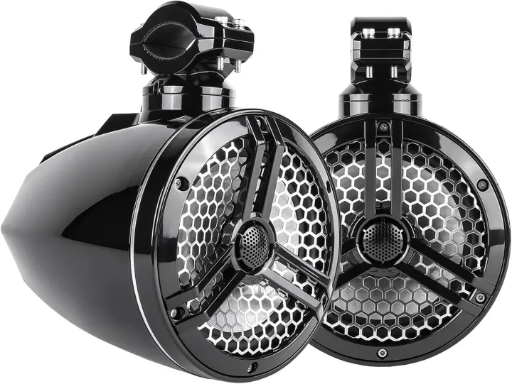 6.5" Marine 2-Way Tower Coaxial Speakers — Pair, 320W Peak