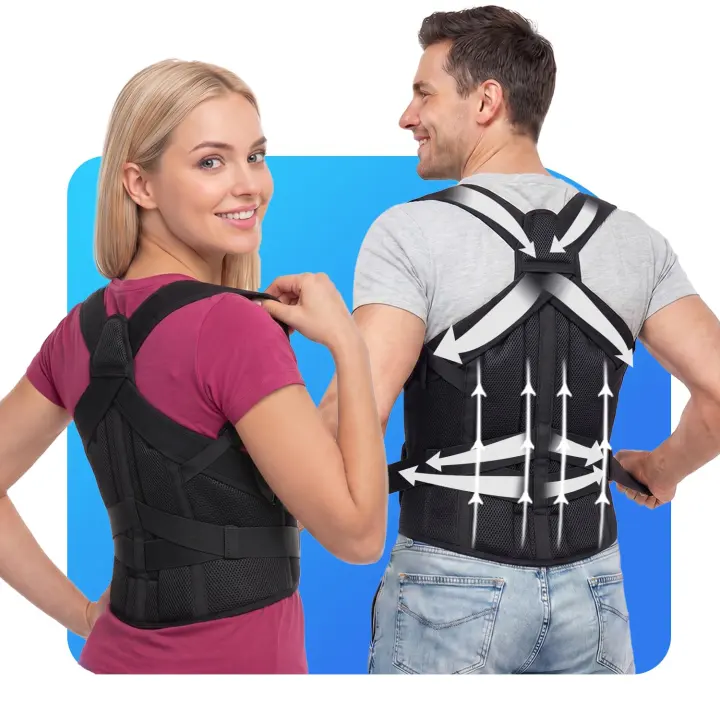 Adjustable Posture Corrector Back Brace for Men & Women