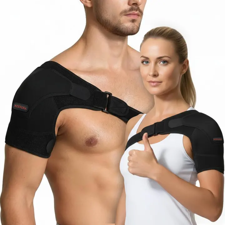 Adjustable Shoulder Brace Support Sleeve — Rotator Cuff Stabilizer