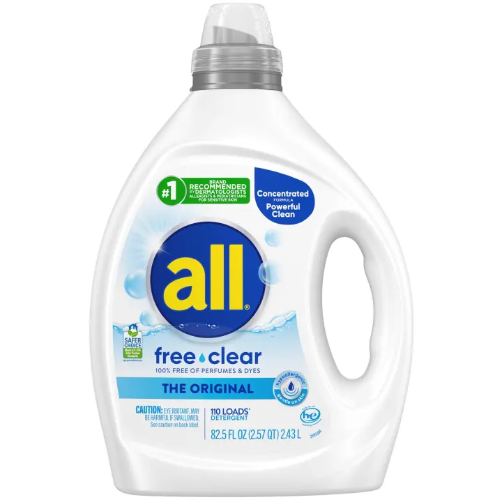 all free clear Original Unscented Liquid Laundry Detergent — 82.5 oz