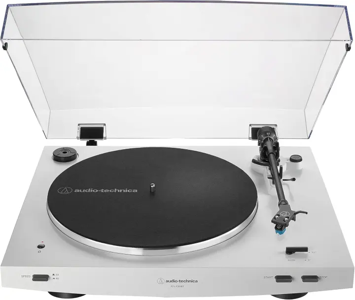 Audio‑Technica AT‑LP3XBT‑WH Fully Automatic Bluetooth Belt‑Drive Turntable (White)