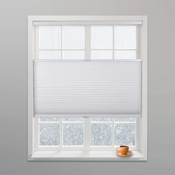 Cordless Top‑Down Bottom‑Up Honeycomb Shades — 34 x 60