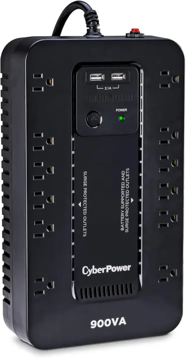 CyberPower ST900U 900VA/500W Standby UPS Battery Backup — Slim