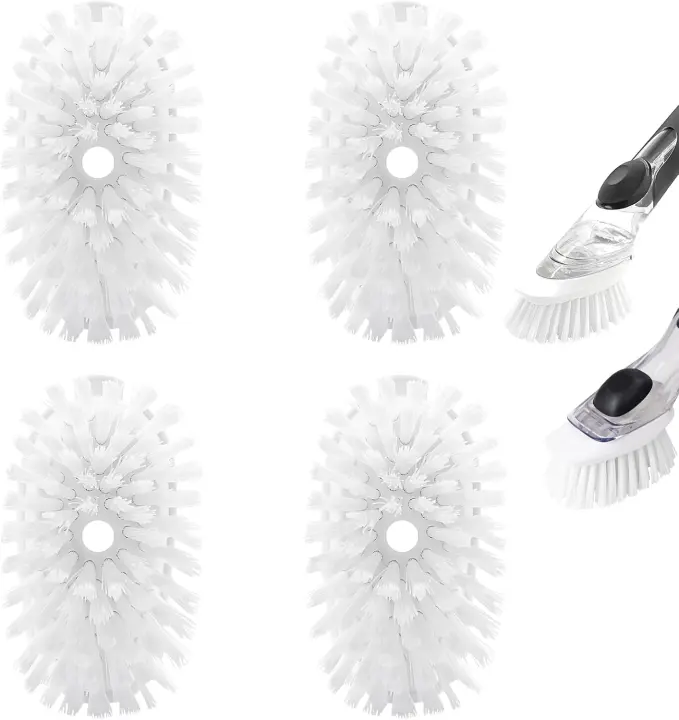 Dish Brush Replacement Heads (4-Pack) for OXO Soap-Dispensing Brush