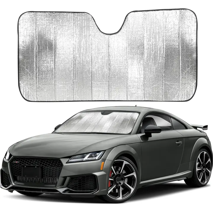 EcoNour Accordion Windshield Sunshade — Foldable Car Sun Visor