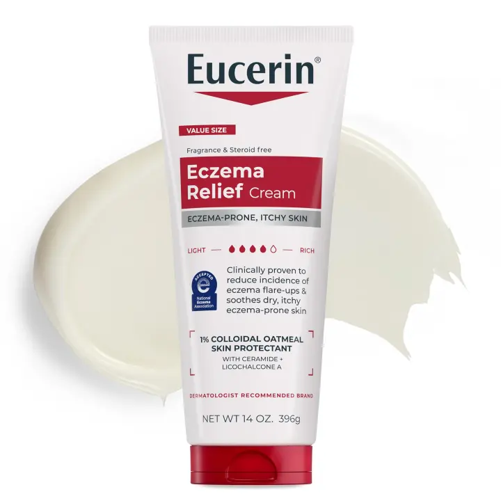 Eczema Relief Body Cream with Colloidal Oatmeal — 14 oz Tube