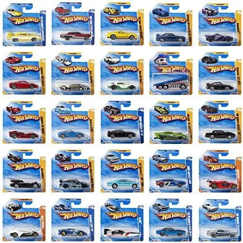 Hot Wheels 1:64 Die-Cast Multipack — 25 Random Cars