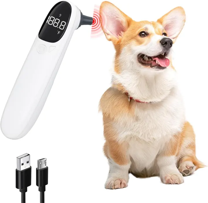 Infrared Ear Thermometer for Dogs & Cats — Pet Temperature Monitor