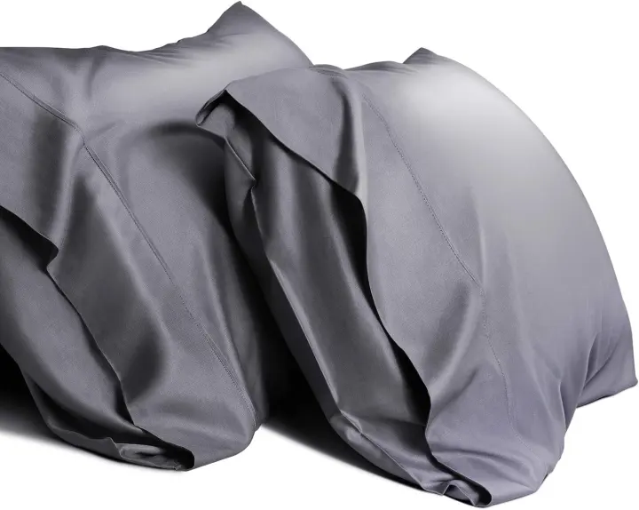 King Cooling Pillowcase Set — Bamboo-Derived Rayon, Moisture-Wicking (2-Pack)