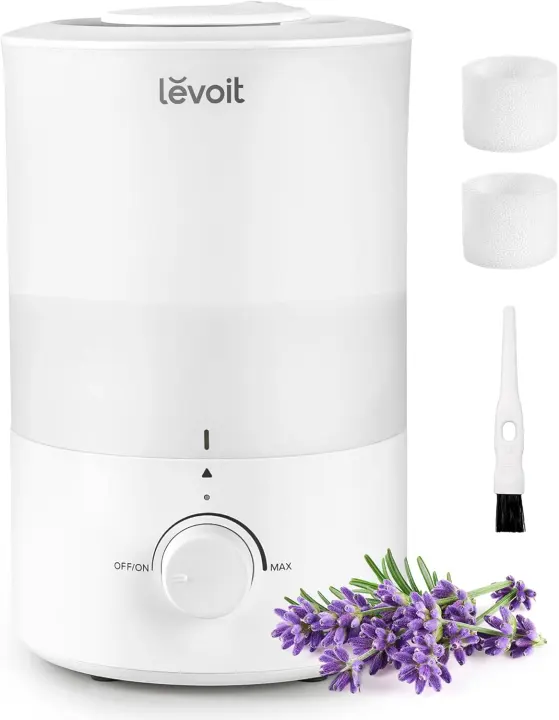 Levoit Dual150 3L Cool Mist Humidifier — Quiet Top‑Fill Bedroom Unit