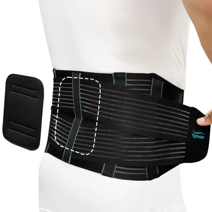 Lumbar Support Back Brace — Breathable Adjustable Back Brace (Medium)