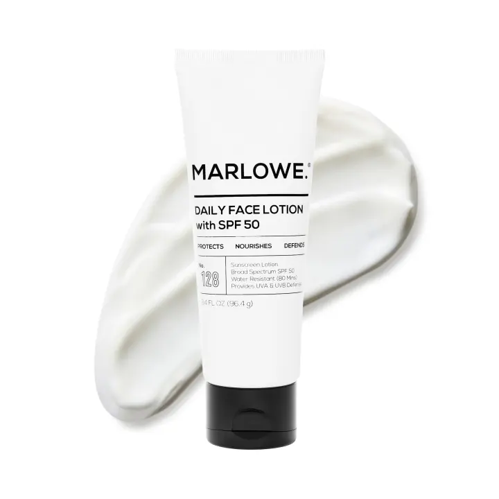 MARLOWE. Men's SPF 50 Face Moisturizer — Lightweight 3.4 oz