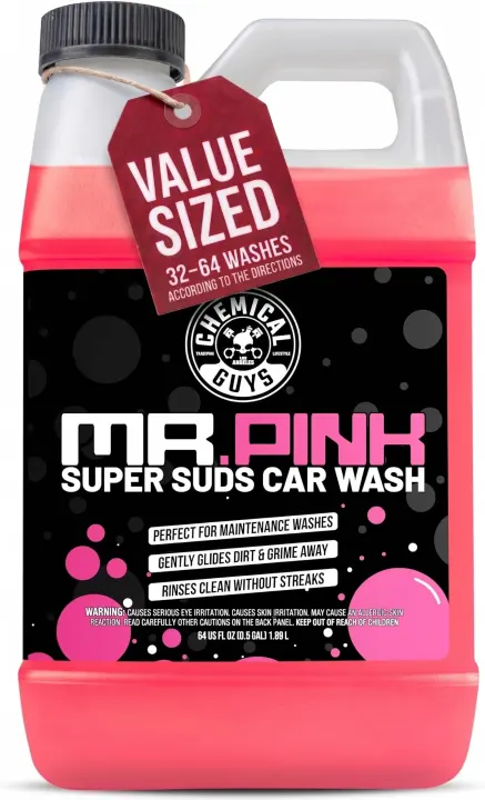 Mr. Pink Foam Car Wash Soap — 64 oz Foam Cannon & Bucket Shampoo