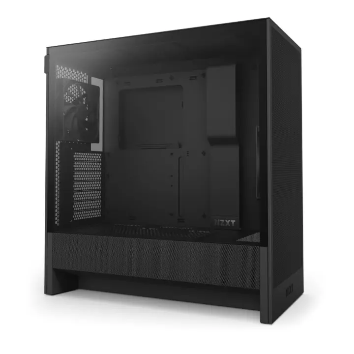 NZXT H5 Flow — Compact ATX Mid-Tower Case (Black)