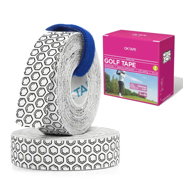 OK TAPE Golf Finger Protection Strips — 110 Pre-Cut 0.8in Tapes