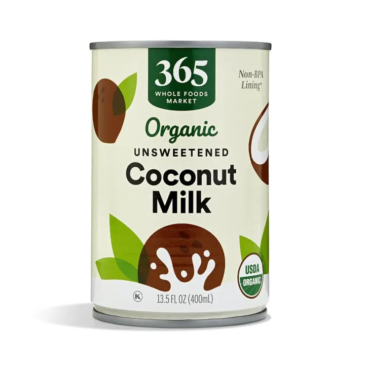 Organic Unsweetened Coconut Milk — 13.5 fl oz Canned Non‑Dairy Milk