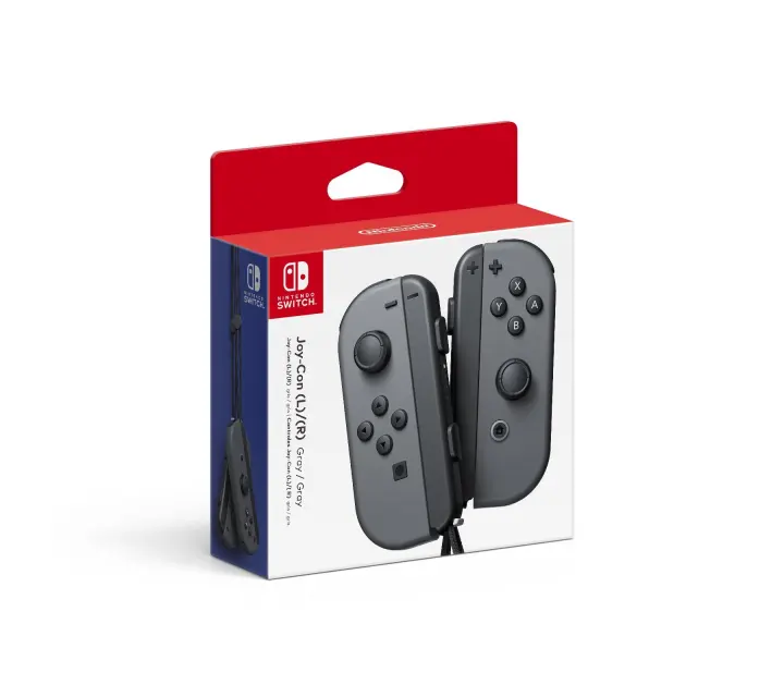 Refurbished Nintendo Switch Joy‑Con Controllers (L + R) — Gray