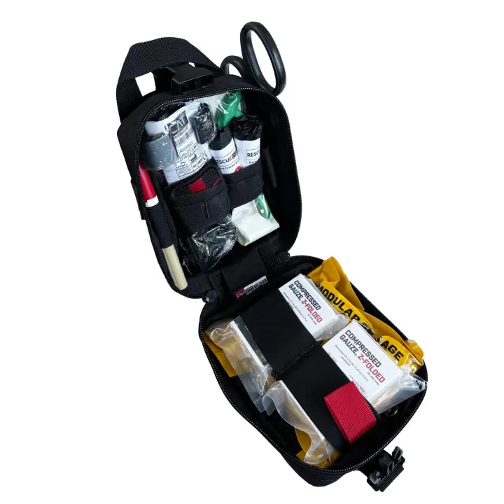 Rescue Essentials EMT Rip-Away Lite Operator IFAK (Black)