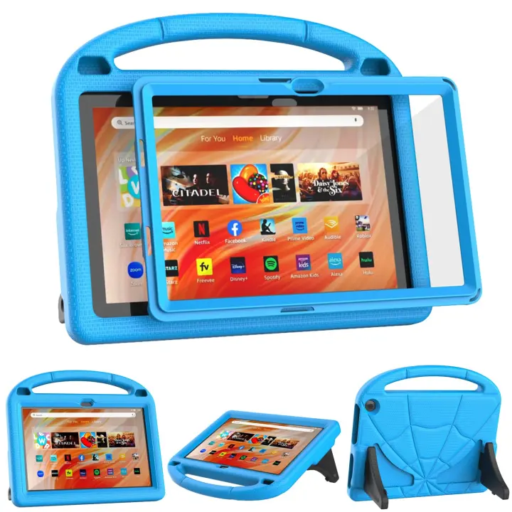 Shockproof Foam Case for Fire HD 10 & HD 10 Plus Kids Tablets (13th/11th Gen)