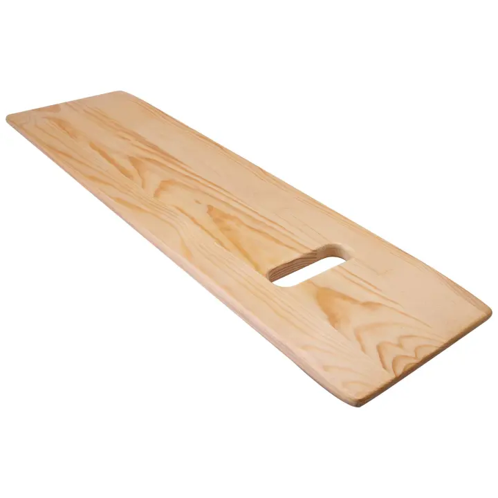 Wood Transfer & Slide Board with Handles — Heavy-Duty Mobility Aid