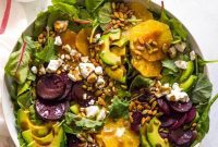Vibrant Roasted Beet and Avocado Salad