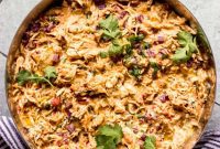 Simple Skillet Creamy Shredded Chicken