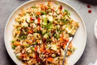 Golden Chicken Cabbage Wok Delight