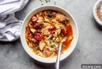 Hearty Sausage Zucchini Stew
