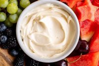 Sweet Creamy Fruit Dip