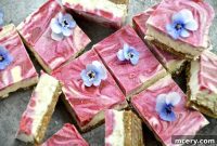 Zesty No-Bake Lemon Raspberry Bars Raw Vegan Gluten-Free