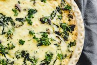 Mediterranean Spinach Feta Quiche