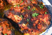 Decadent Buttermilk Chicken with Garlic Butter and Hot Honey