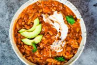 Instant Pot Vegan Ten-Bean Taco Fiesta Soup