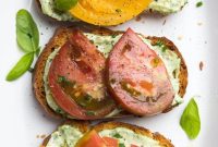 Summer Heirloom Tomato Stack