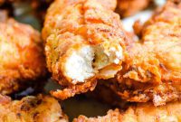 Golden Crunchy Chicken Strips