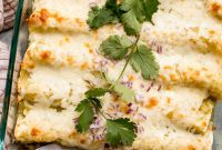Tangy Tomatillo Enchiladas