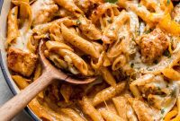 Creamy Chicken Fajita Pasta