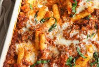 Golden Baked Ziti Delight