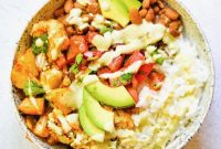 Taco Roasted Cauliflower and Potatoes with a Creamy Dip