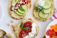 Easy Hummus Naan Toasts: 3 Delicious Variations