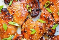 Sticky Soy Chicken Thighs