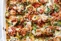 Zucchini Lasagna Pinwheels