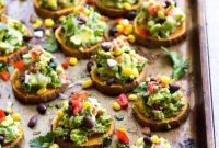 Golden Sweet Potato Guac Bites