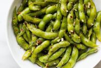 Fiery Garlic Edamame