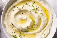 Whipped Cauliflower and Ricotta Puree