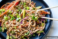 Zesty Peanut Soba Noodle Salad