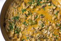 Creamy Chicken Stroganoff