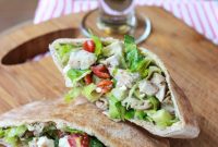 Creamy Chicken Pita Delight
