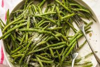 Garlic-Kissed Roasted Green Beans